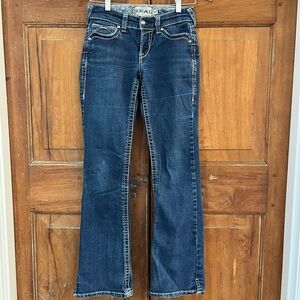 Ariat REAL Denim Boot Cut Jeans with Western detailing on pockets!